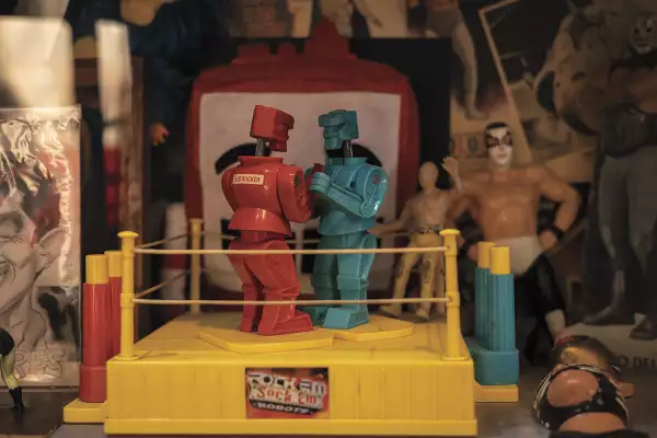 boxeadores de juguete