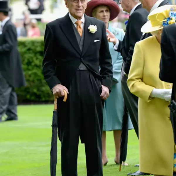 Felipe, el duque de Edimburgo, también disfruta de Royal Ascot.