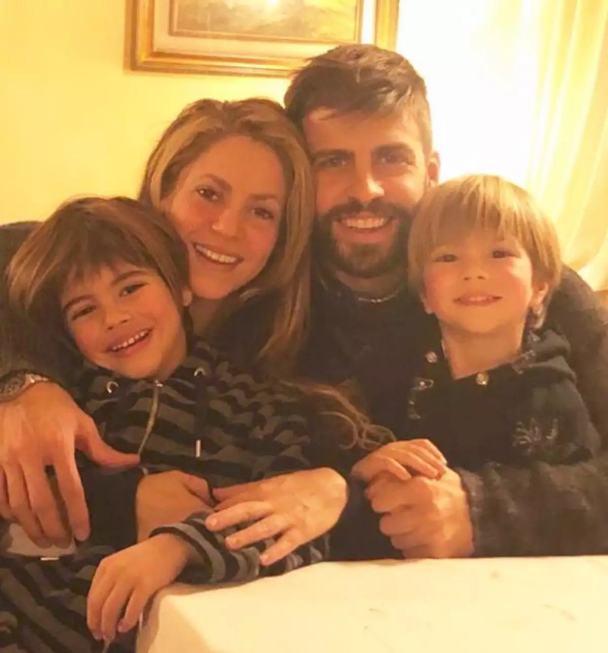 Shakira y su familia