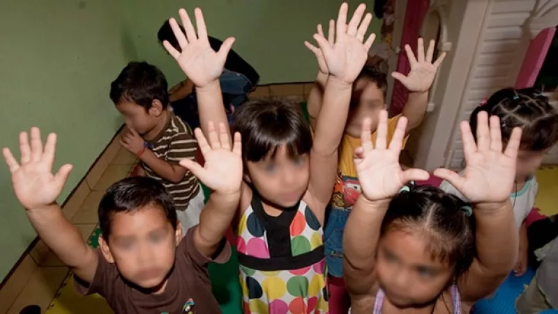 niños en un kinder