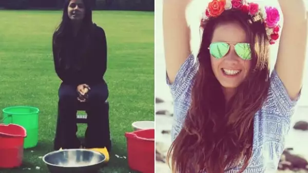 La hija menor del presidente Enrique Peña Nieto se unió al famoso reto viral contando con la ayuda de cuatro personas para tirarse agua helada encima. Después nominó a sus respectivos candidatos.