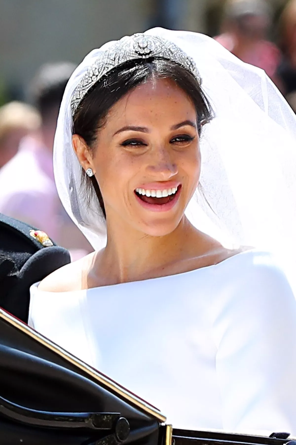 Meghan Markle el día de su boda con el príncipe Harry