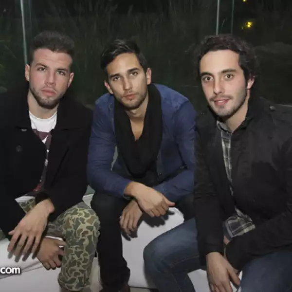 Tadeo Fernández, Diego Contreras y José Álvarez