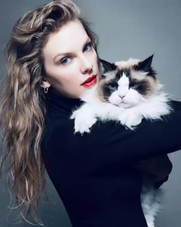 Taylor Swift y su gato