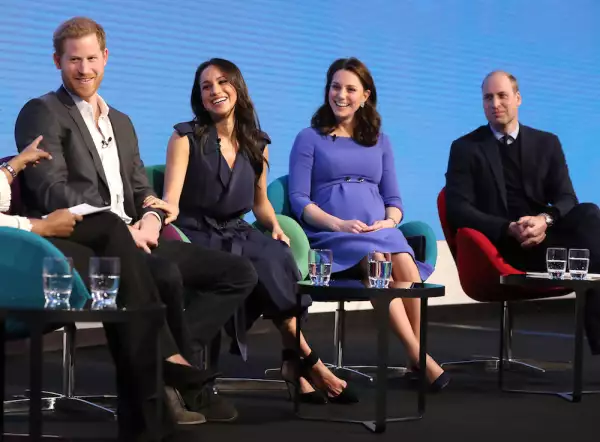 Kate, William, Meghan y Harry