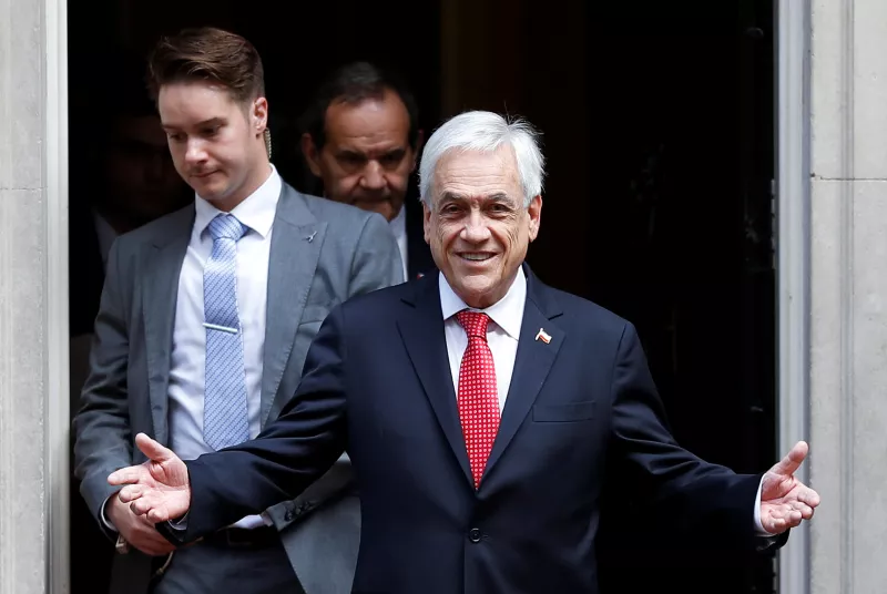 El mandatario de derecha Sebastian Piñera es uno de los líderes señalado en la investigación. 