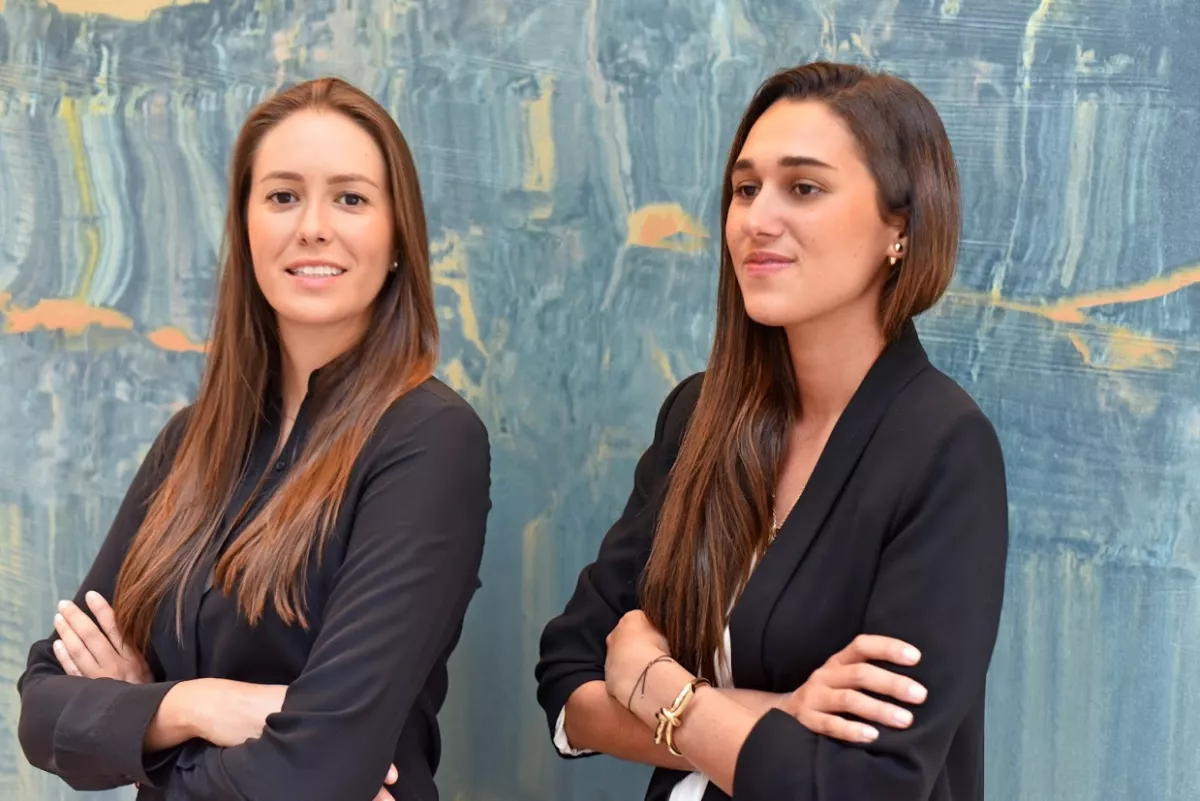 Myrtha Herrera Almanza y Maria Teresa Carmona Aristeguieta