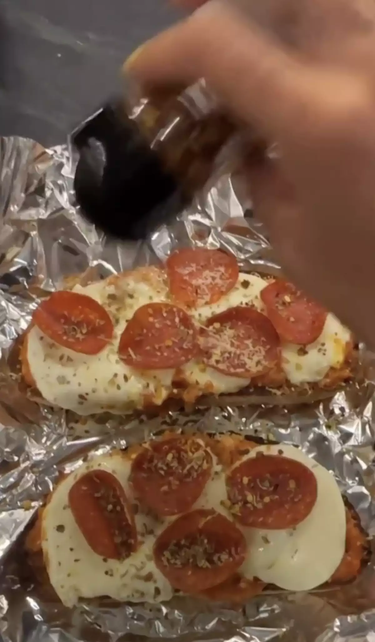 Hailey Bieber Pizza Toast