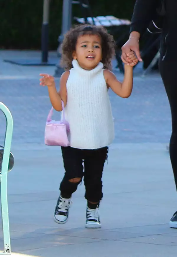 En semanas próximas North se convertirá en hermana mayor, pues nacerá el segundo hijo de sus padres, Kim y Kanye.