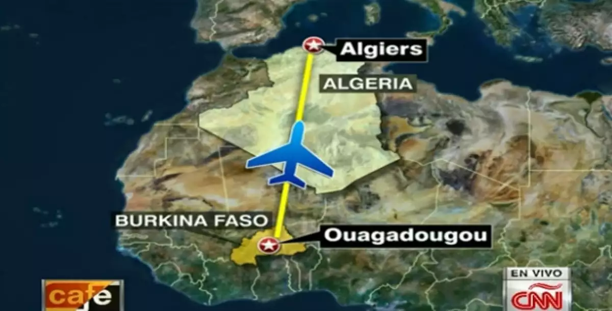 Un funcionario de aviación argelino confirmó que el vuelo que había desaparecido del radar finalmente se estrelló en Mali.