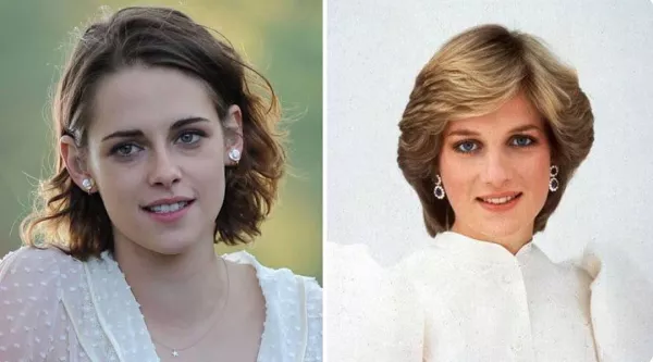 Kristen Stewart y Lady Di.
