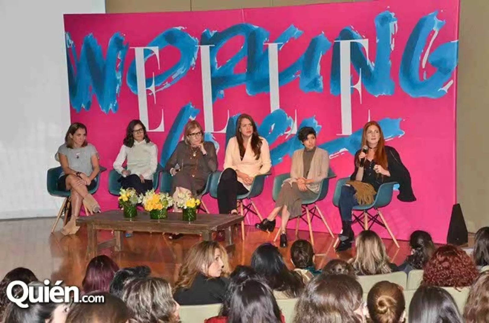 El panel de Editoras de Elle: Paulina Soto,Marimar García,Maripaz Ocejo,Michelle Griffing,Sandra Montiel y Paola Quintero.