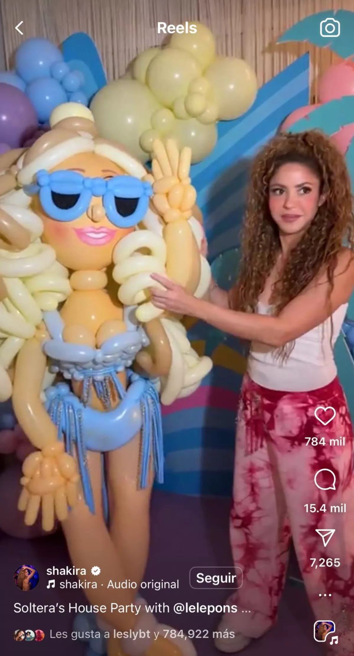 Shakira fiesta soltera