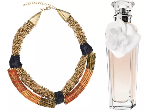 En bisutería, $1,199; Adolfo Domínguez; Anatole France 86, Polanco. Perfume, $990, tiendas departamentales