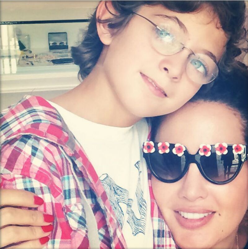 Los cuatro hijos de Martha Cristiana y su nieto son sus grandes pilares.