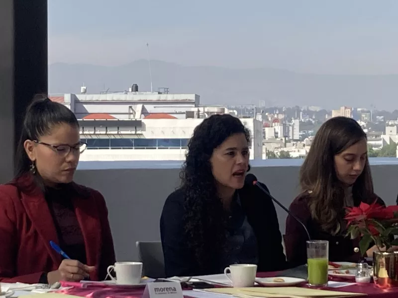 Luisa María Alcalde, presidenta de Morena