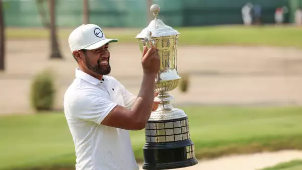 Tony Finau, campeón del Mexico Open at Vidanta 2023. 