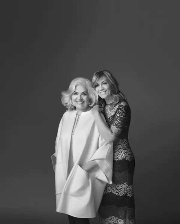 Lourdes Berho y su mamá