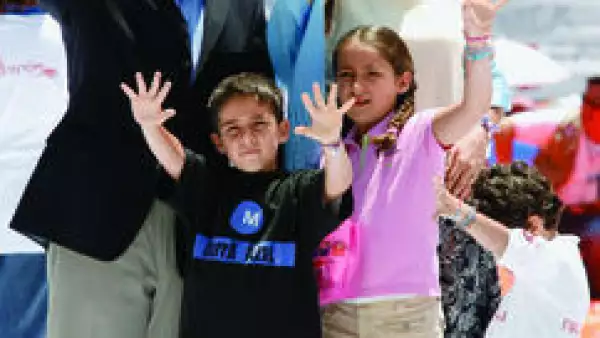 Felipe CAlderon y su familia