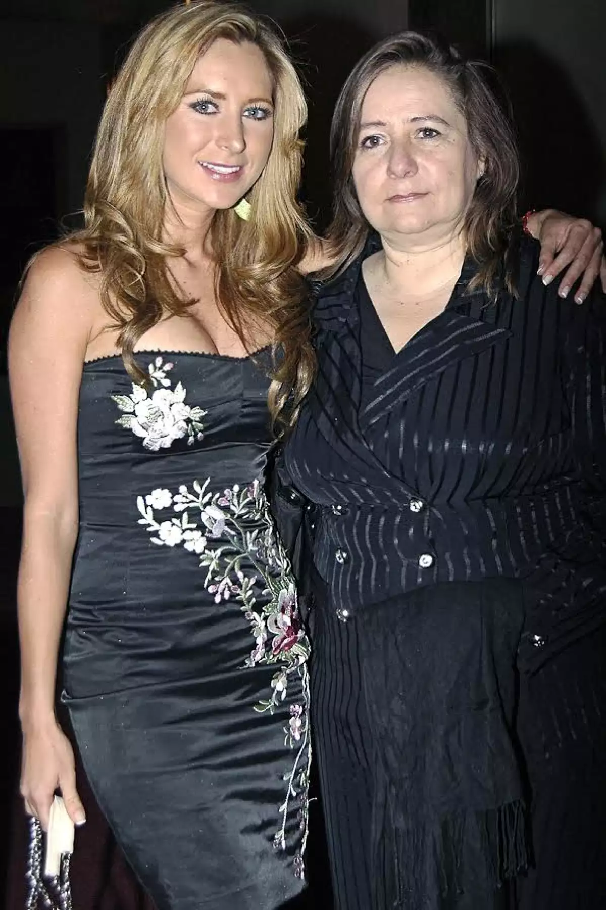 Geraldine Bazán y su mamá