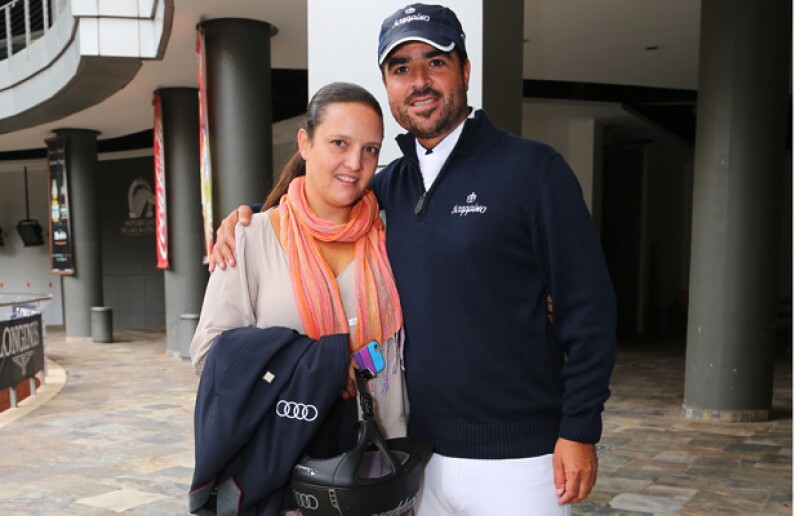 Nico y su esposa Rocío Barriga