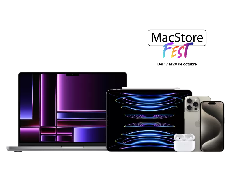 Foto de los nuevos equipos de Apple. 