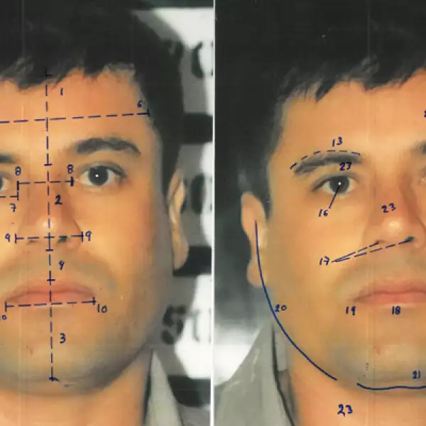 Los peritos también compararon los rasgos faciales de El Chapo a através de fotografías, y por medio de un método antropométrico comparativo de medidas, es decir,  midiendo los rasgos faciales  y comparándolos.
