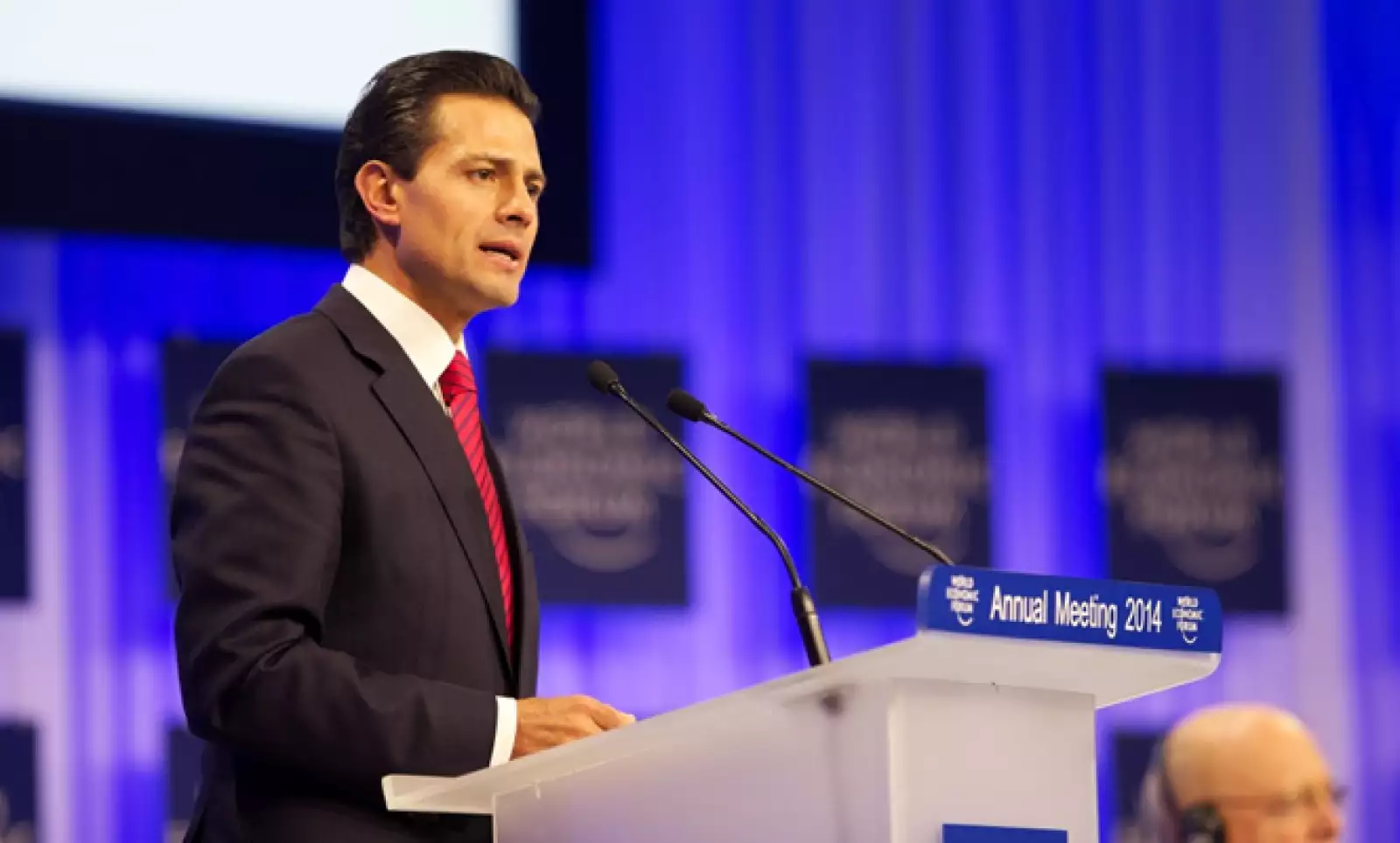 El presidente también presumió las reformas aprobadas durante su primer año de Gobierno.