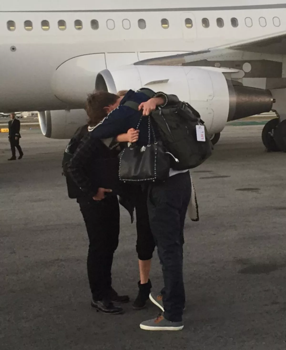 El emotivo momento entre los actores de la saga.