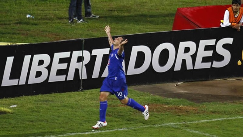 Christian Giménez cruz azul vs tachira copa libertadores
