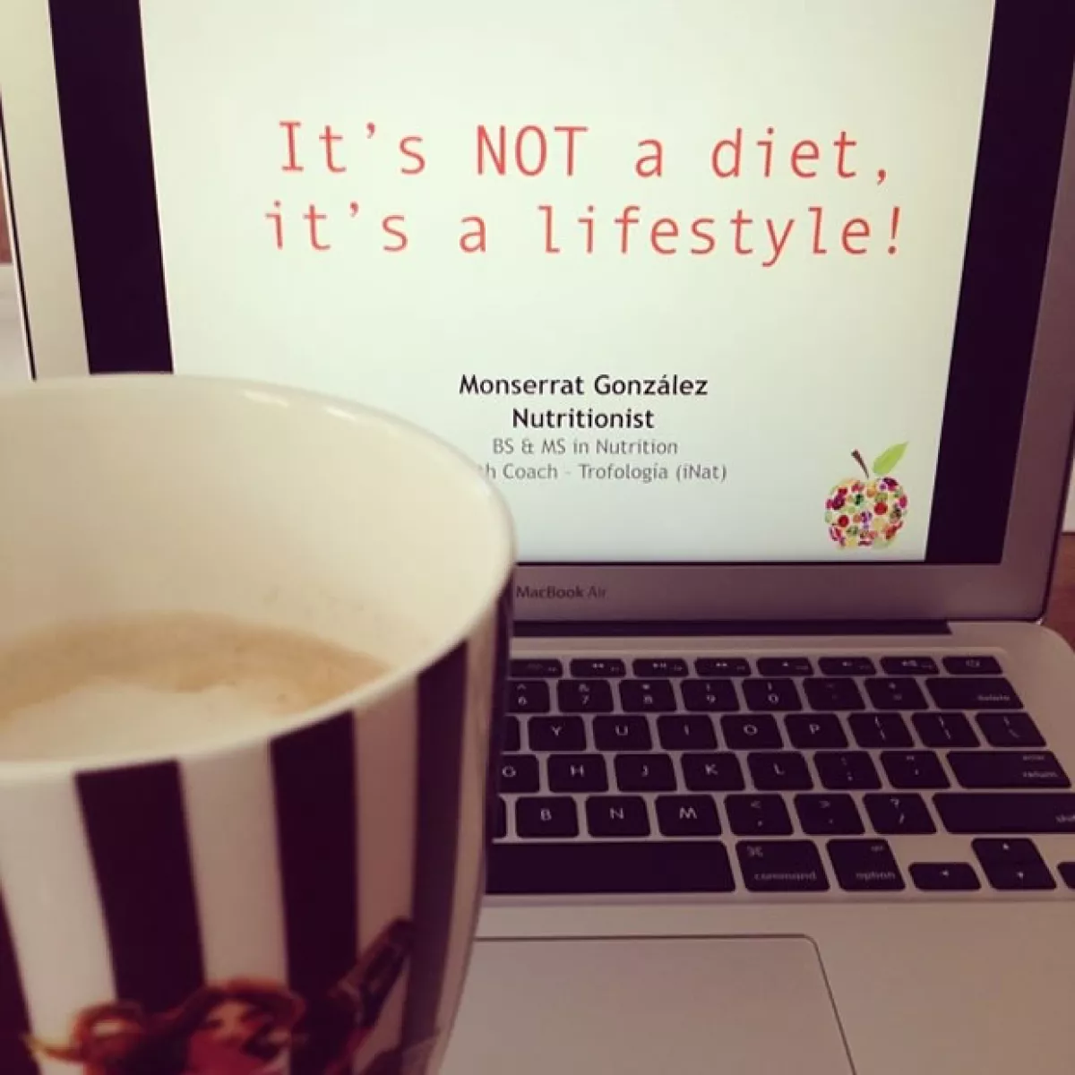 "Más que nada, significa llevar una alimentación lo más natural posible."