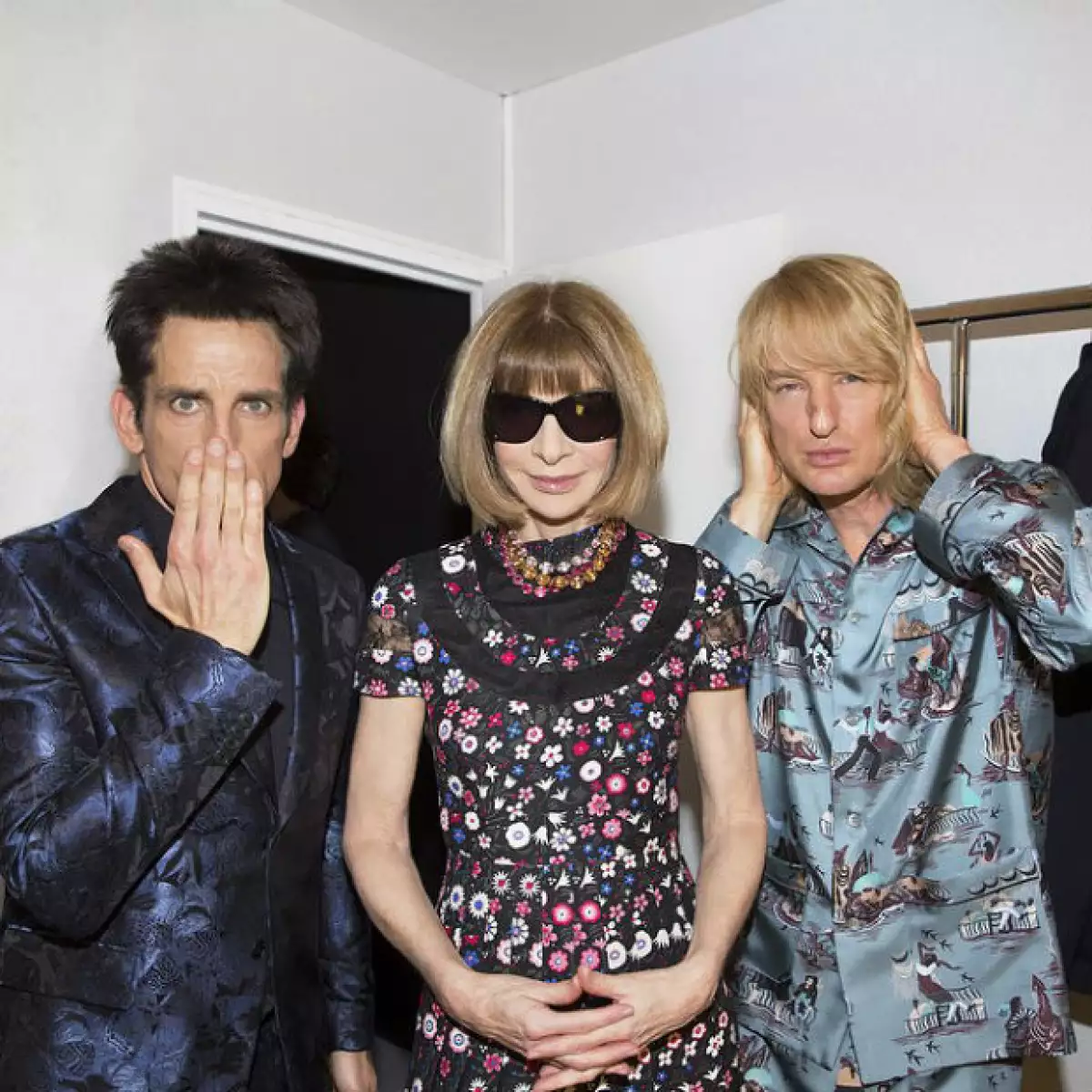 Derek y Hansel lograron sacarle una sonrisa a Anna Wintour.
