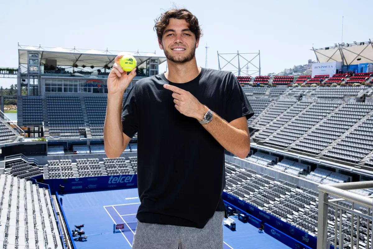 Taylor Fritz se prepara para el Abierto Mexicano Telcel 
