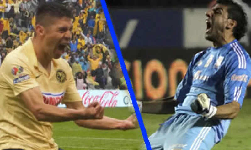 Peralta -izq- y Guzmán -der- son de los jugadores más valiosos de la final del Apertura 2014. (Foto: Especial)