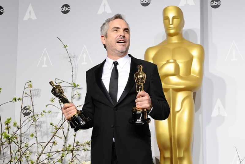 El director mexicano dijo, tras recibir el Oscar, que agradecía el festejo en su país, pero que esperaba más apoyo al cine con temas locales.
