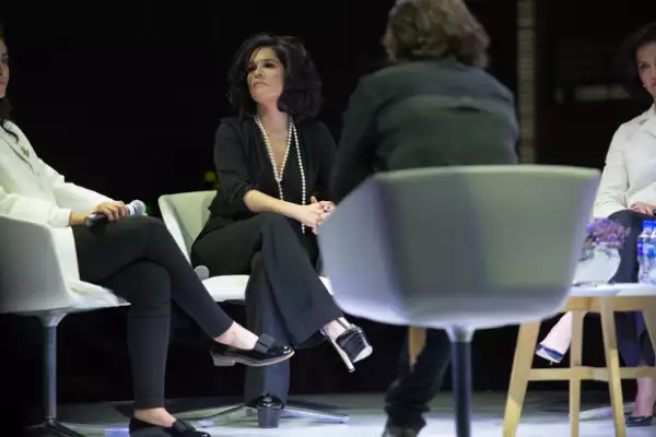 Martha Debayle participó ayer en el Women's Forum en México.