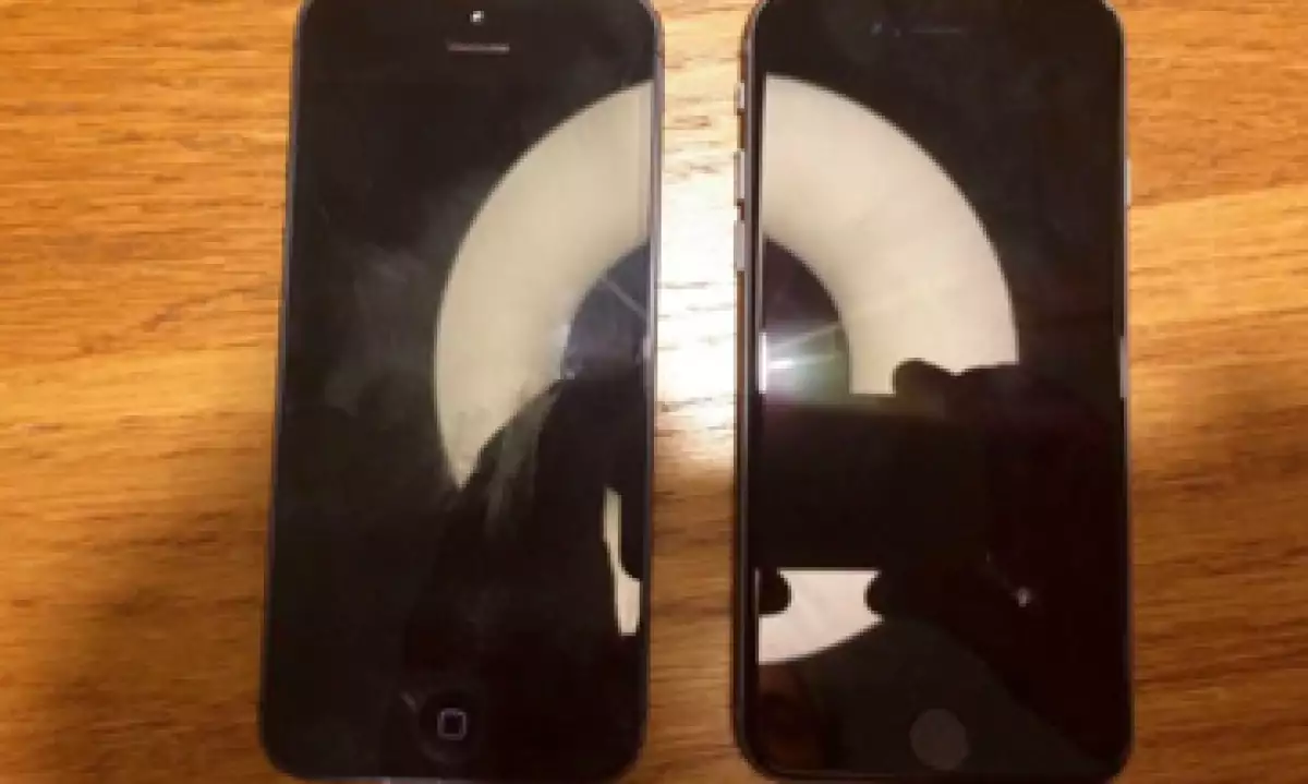 (Foto: Los modelos 6 y 6S son más grandes que el mostrado en la filtración. (Foto tomada de 9to5Mac) )