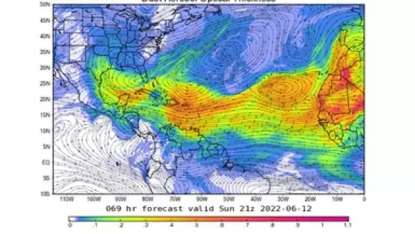 Así es como afectará la nube de polvo del Sahara en México.