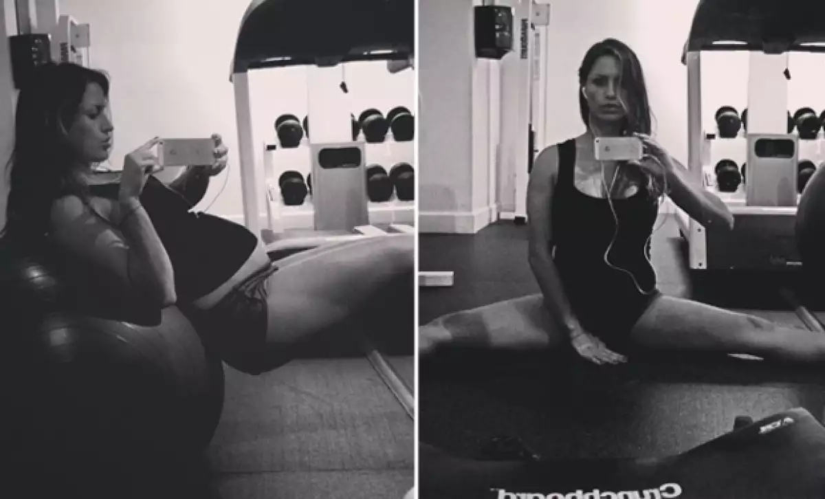 Además de lucir siempre muy sexy, Lola cuidó su embarazo en todo momento manteniéndose en forma.