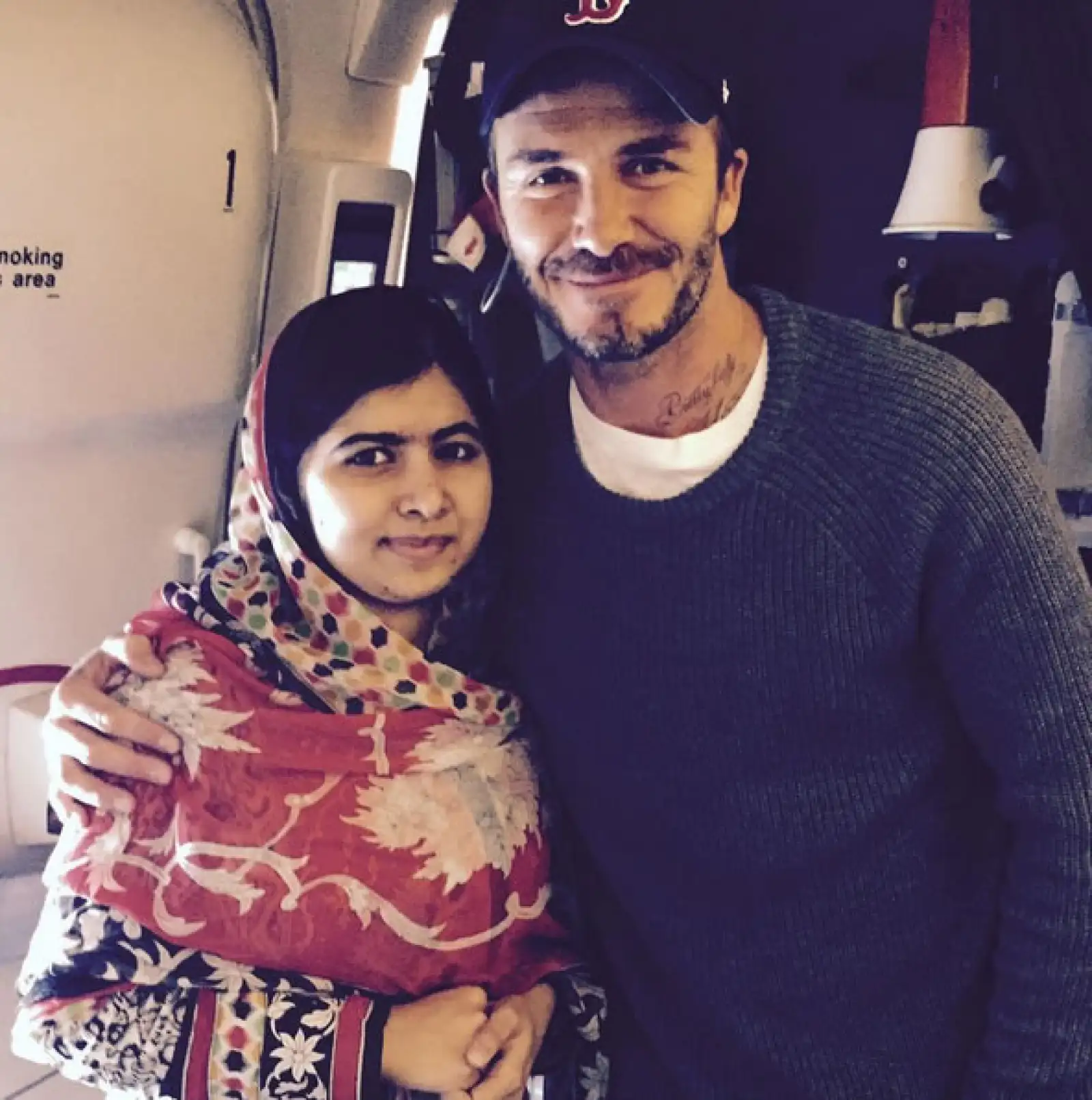 David Beckham y Malala Yousafzai se reúnen en Nueva York