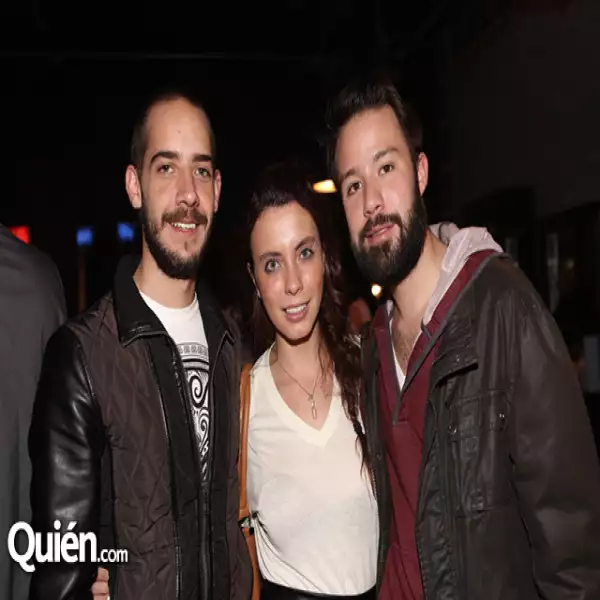 Alberto Mateo, Andrea Jiménez e Ivan Cantú