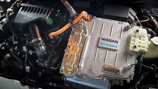 Vista de la tecnología Nissan epower para autos eléctricos
