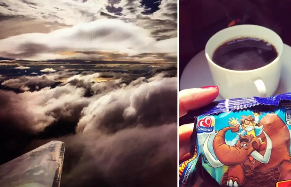 La cantante no pudo contener su emoción previa a su llegada compartiendo imágenes de su trayecto.