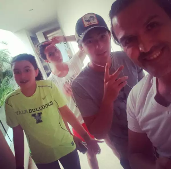 Y desde su llegada no han dejado de compartir fotos.