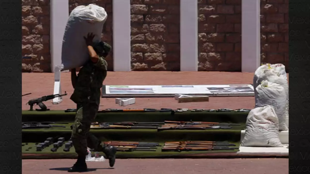 Desde diciembre de 2006 el Ejército ha realizado tareas de combate al narcotráfico