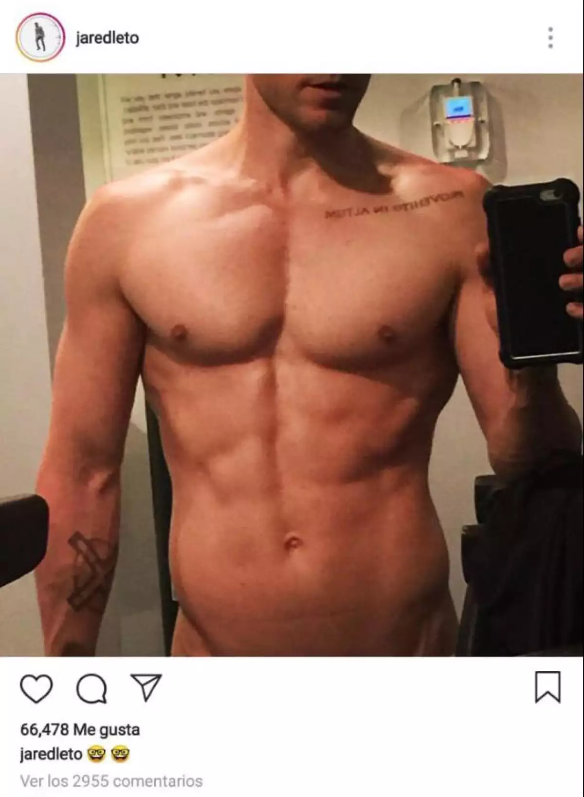 Jared Leto comparte foto nunca antes vista