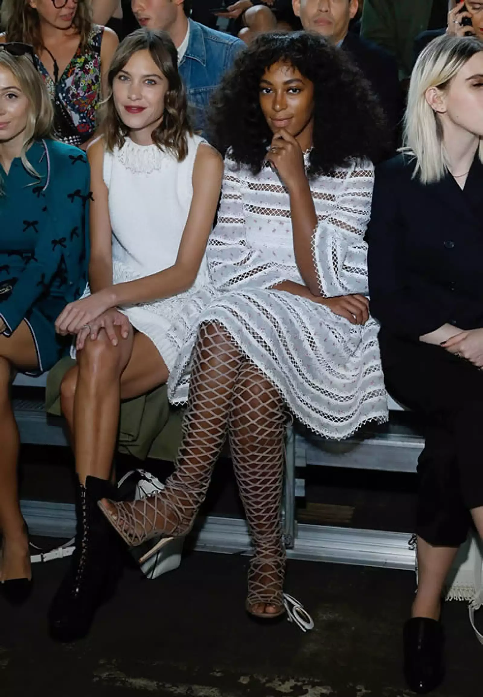 Alexa Chung y Solange Knowles en 3.1 Philip Lim.