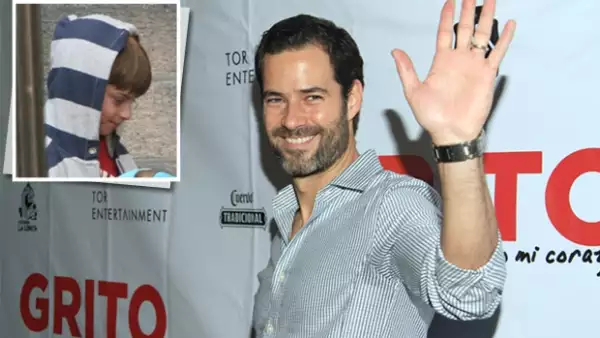 El esposo de Ludwika Paleta asistió al estreno de la obra “Grito al cielo con todo mi corazón” que ella protagoniza y habló de cómo se lleva con su hijo y de sus deseos de convertirse en papá.