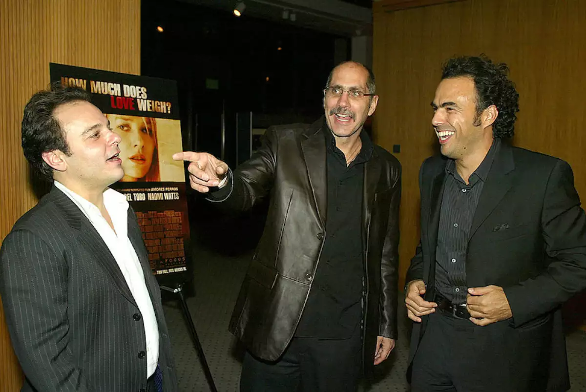 Robert Salerno, Guillermo Arriaga, Alejandro Gonzalez Inarritu and David Linde