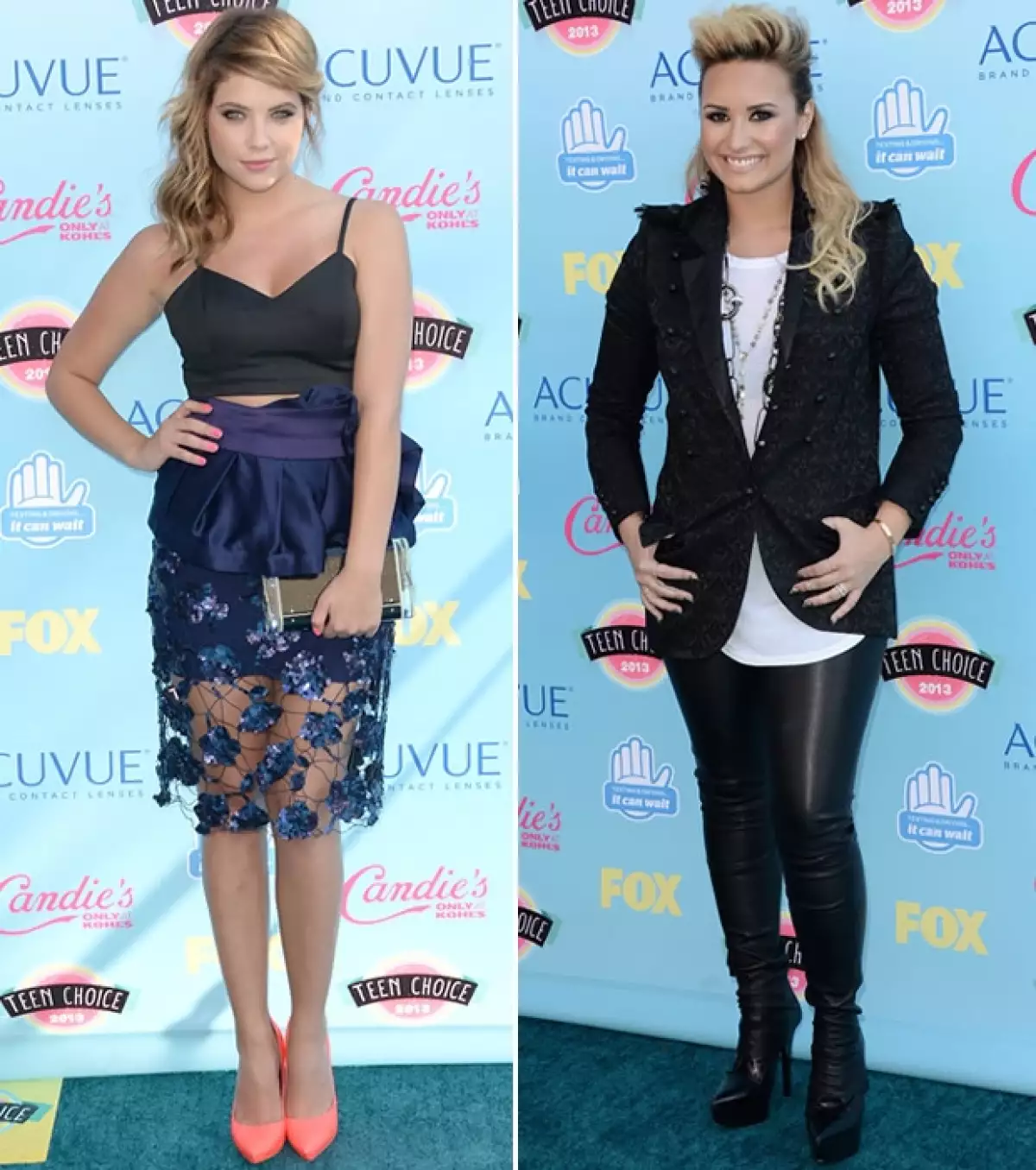 Sandra Bullock, Selena Gomez, Lucy Hale y Shay Mitchell figuran entre las más pulidas mientras que Miley Cyrus, Naya Rivera, Demi Lovato y Ashley Benson dejaron mucho que desear.